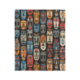 Tribal Masks in Medium (50" x 60") Size