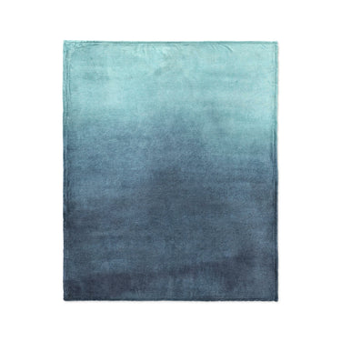 Kieran Watercolor Teal Ombre in Medium (50" x 60") Size