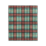 Ferguson Plaid Teal Red in Medium (50" x 60") Size