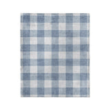 Buffalo Plaid Steel Blue in Medium (50" x 60") Size