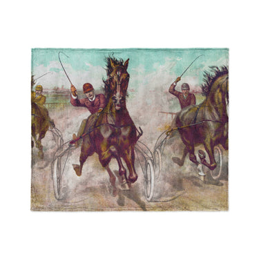 Thoroughbred Race for Blood in Medium (50" x 60") Size