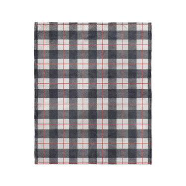Wallace Plaid Navy & Red in Medium (50" x 60") Size