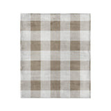 Buffalo Plaid Light Cedar Brown in Medium (50" x 60") Size