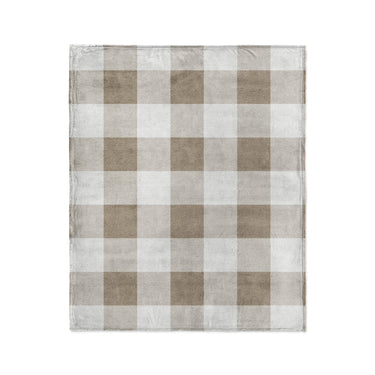 Buffalo Plaid Light Cedar Brown in Medium (50" x 60") Size