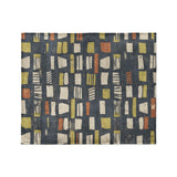 Milo Navy, Lime, & Terracotta in Medium (50" x 60") Size