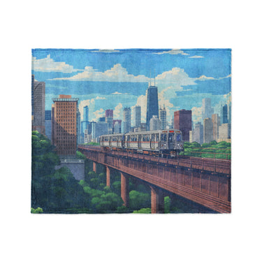 Chicago Metro in Medium (50" x 60") Size