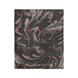 Acid Burn Greige & Infrared in Medium (50" x 60") Size