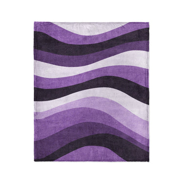 Sinuous Purple Monochrome in Medium (50" x 60") Size