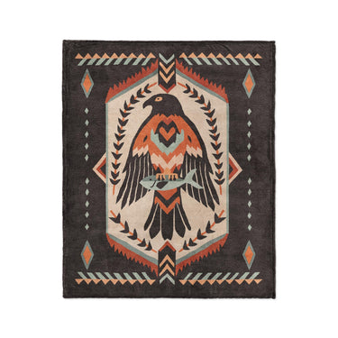 Falcon with a Snack in Medium (50" x 60") Size