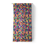 Pixel Mosaic Multicolor Vibrant in Standard (50" x 84") Size