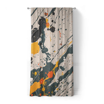 Jason Dark Teal & Orange in Standard (50" x 84") Size
