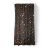 Edgar Red & Vintage Black in Standard (50" x 84") Size