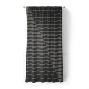 Euclid Black & Neutral Grey in Standard (50" x 84") Size