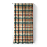 Brenton Plaid Taupe Teal in Standard (50" x 84") Size