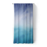 Micah Watercolor Blue & Teal in Standard (50" x 84") Size