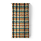 Brenton Plaid Taupe Teal in Standard (50" x 84") Size