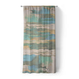 Jörgan Teal & Taupe in Standard (50" x 84") Size