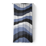 Sinuous Navy Monochrome in Standard (50" x 84") Size