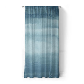 Jacinda Watercolor Blue Ombre in Standard (50" x 84") Size