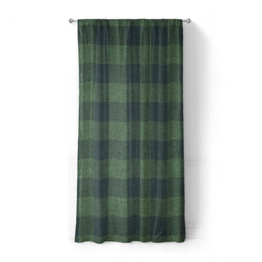 Buffalo Plaid Green Navy in Standard (50" x 84") Size