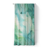 Zephyr Watercolor Blue & Green in Standard (50" x 84") Size