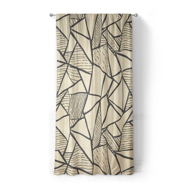 Harlan Ivory & Black in Standard (50" x 84") Size