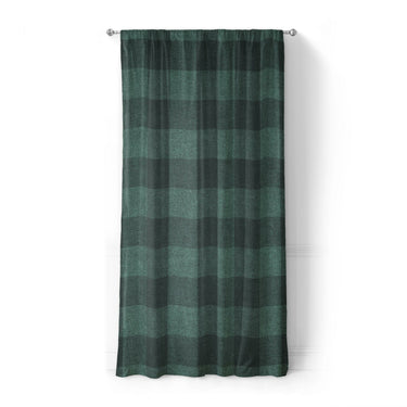 Buffalo Plaid Deep Teal in Standard (50" x 84") Size