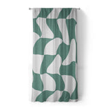 Twyla Checkered Aquamarine in Standard (50" x 84") Size