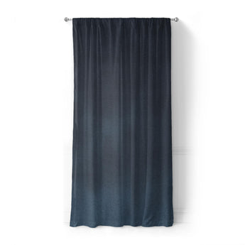 Keanu Watercolor Navy Blue Ombré in Standard (50" x 84") Size