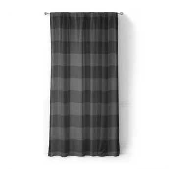 Buffalo Plaid Charcoal Black in Standard (50" x 84") Size