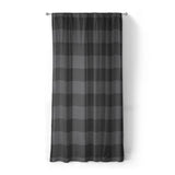 Buffalo Plaid Charcoal Black in Standard (50" x 84") Size
