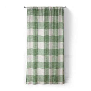 Buffalo Plaid Kelly Green in Standard (50" x 84") Size