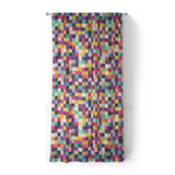 Pixel Mosaic Multicolor Midtone in Standard (50" x 84") Size