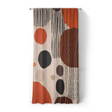 Charl Orange & Taupe in Standard (50" x 84") Size