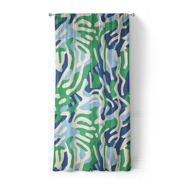 Leonardo Blue Green in Standard (50" x 84") Size