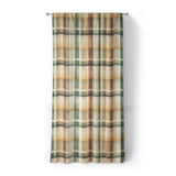 Madras Plaid Taupe Green in Standard (50" x 84") Size