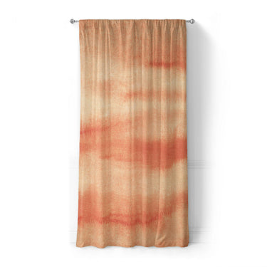 Ophelia Watercolor Peach Balayage in Standard (50" x 84") Size