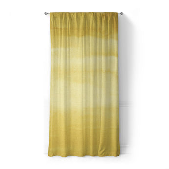 Jacinda Watercolor Yellow Ombre in Standard (50" x 84") Size