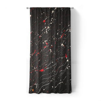 Edgar Red & Vintage Black in Standard (50" x 84") Size