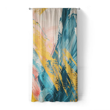 Egon Blue & Yellow in Standard (50" x 84") Size