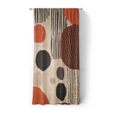 Charl Orange & Taupe in Standard (50" x 84") Size