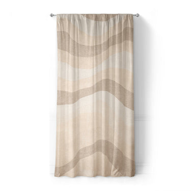 Sinuous Ivory Monochrome in Standard (50" x 84") Size