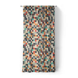 Pixel Mosaic Multicolor Earthtone in Standard (50" x 84") Size