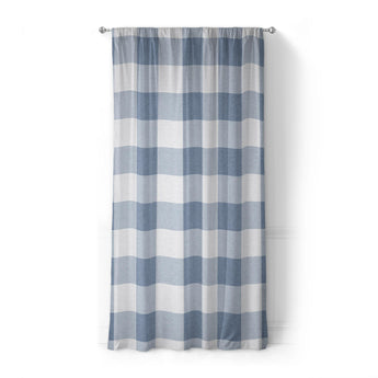 Buffalo Plaid Steel Blue in Standard (50" x 84") Size