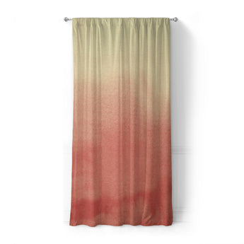 Kieran Watercolor Peach Ombre in Standard (50" x 84") Size