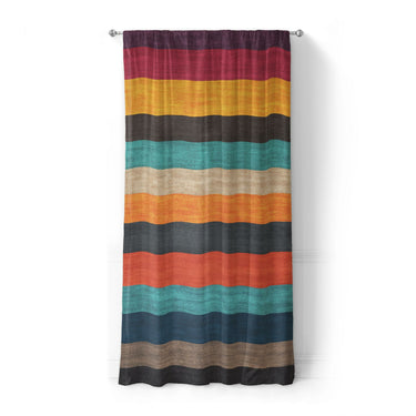 Brush Stripes Multicolor in Standard (50" x 84") Size