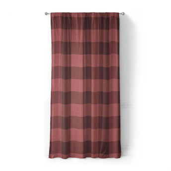 Buffalo Plaid Deep Red in Standard (50" x 84") Size