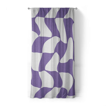 Twyla Checkered Periwinkle in Standard (50" x 84") Size
