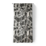 Harmon Surreal Chess Black & White in Standard (50" x 84") Size