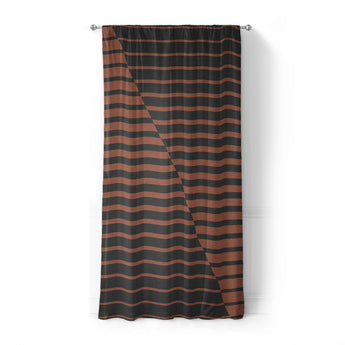 Euclid Black & Rust in Standard (50" x 84") Size
